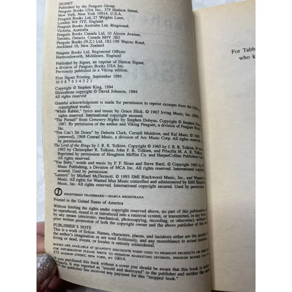 Stephen King Paperback Book Insomnia - Picture 4 of 4